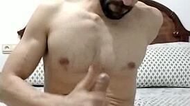 Attractive Guy Boldly Shows Ass While Jerking Off