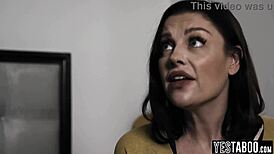 Lonely Stepmom Craves Her Stepson's Touch in Secret Bedroom Encounter.