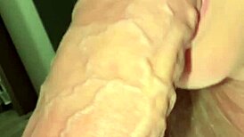 Watching her masturbate outside then fucking her roughly with monster cock creampie