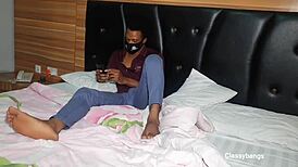 yeah, during lockdown i hooked up with this girl, riding my big black cock passionately