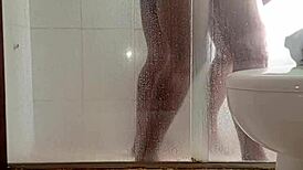 plowing my 70 year old neighbor's ass ends with creampie and mouth finish