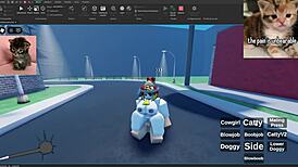 v4 showcase: big ass babe rides sideways then doggystyle wild! dm sillyhilariousactivities 😜🎥