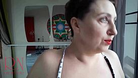 the boss makes the maid suck his cock 😈 domination in the house