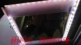 my first footjob at the gloryhole she dominated my small cock and made it cum sloppy redcatsroom