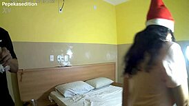 Married teen gives tight ass to horny lover