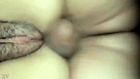 wow, fucking my wife's ass so hard i cum inside!! 😈