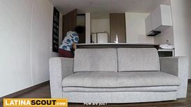 Big Tits Latina BBW Pussy Stretched Wide by Monster White Cock