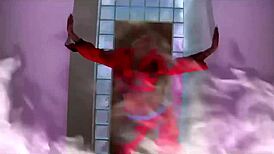 Sexy Babe Rips Clothes In Fiery Striptease Undressing Big Tits