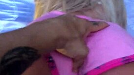 loirinha plays with sex toy anal fuck doll in parents' bathroom 😈🔥