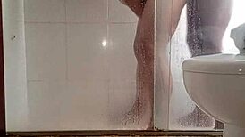 plowing my 70 year old neighbor's ass ends with creampie and mouth finish