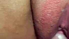 colombian sabrinafoxy neighbor fills her ass with creampie like she loves