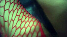 Behind scenes with glasses girl she bends over shaved pussy for intense pov pounding