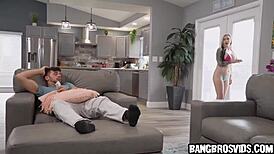 he joins her steamy shower but ends up draining more than just tension