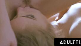 Violet Myers Gets Full-Body Tease from Lena Paul and Jade Baker's Intimate Massage.