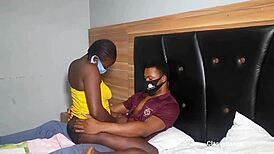 yeah, during lockdown i hooked up with this girl, riding my big black cock passionately