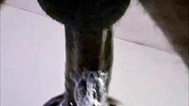 Gay Couple Shares Perfect Wet Bareback Blowjob Cum Swallow