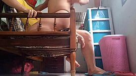 yo i lent my house to my best friend so he could fuck my stepmom on the couch... what a wild kamasutra ride with that hot old lady