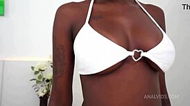 jenny pretinha's perfect ebony tits tittyfucked by four monster cocks with pee dap dvp