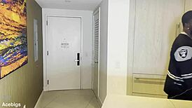 Jayla Page rides big black cock doggystyle with huge curvy ass