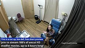 Stefania Mafra tattooed Latina nurse torments patient with lesbian dildo toys in clinic
