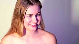 big boobs babe gets wet pussy massaged till she squirts