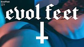 up close sniffing artemis' sweaty feet and toes