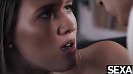 ever notice how her massive tits bounce wildly during intense doggystyle pounding?