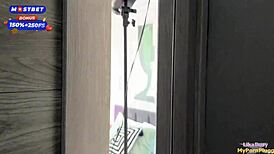 Stepbrother Bursts In and Pounds Webcam Stepsis Tight Pussy to Powerful Orgasm