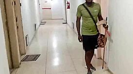 Milf's Big Ass Wrecked by Painter's Monster Black Cock Creampie!