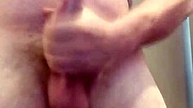 british amateur comes home drunk, strokes massive cock desperately