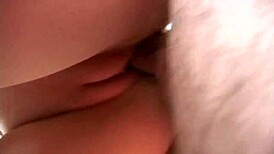 Carla's hot pussy pounded hard by mature stud