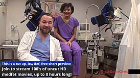 jackies banes endures lilith rose's intense gyno exam on hidden cam