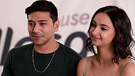 naturally busty hailey rose dives into wild threesome with dorian del isla and max