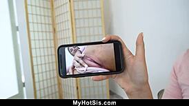 Stepsister Hints Crush On Stepbro In Taboo Tease - Myhotsis