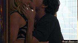 stepmom rims me then rides my hard cock 😈🍑