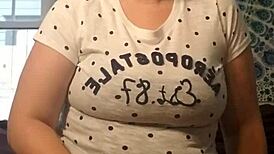 squirting lesbian milf massages fat bbw partner's pussy with dildo till massive orgasm cum