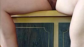 my wild argentinian nympho pees and flashes wet pussy public