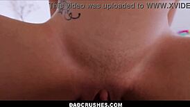 Petite Mia River Strikes Stepdad Sex Deal to Skip Class POV