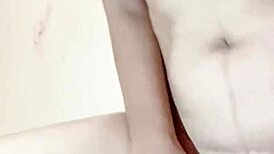 Lonely young asian squirts 3x dildo vibrator orgasms