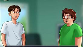 summer adventures continue in casual erotic tales from summertime saga 28