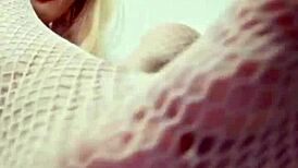 Fetish Feet Mistress Elza Koms Teases in Wet Lingerie and Panty Domination