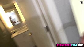 stepmom fucks stepson hard to spite cheater stepdad 😈 family mess!