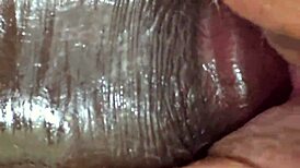 Hey busty mature, flash those huge tits and fat pussy in shorts then take black creampie?