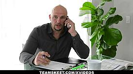 Bold chocolate petite latina teen binky beaz rides cock doggystyle bent over for massive facial cumshot hd