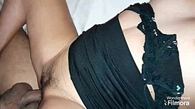 Horny Peruvian Girlfriend Moans in Homemade Close-Up Pussy Licking and Rough Doggy with Neighbor