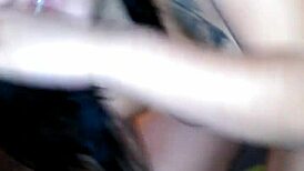 amateur beauty hints at nasty interracial blowjob pleasures in steamy encounter