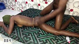 heart pounding as this hot nigerian babe loses control riding that thick ghanaian bbc in her tiny waist bedroom frenzy