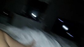 i tease my wet pussy right next to boyfriend's sleeping body