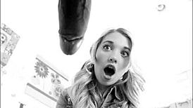 pathetic old cuckold stares at tiny humiliating small cock