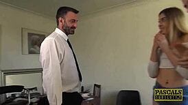 skinny teen rhiannon ryder stretched beyond limits in savage dp threesome destruction